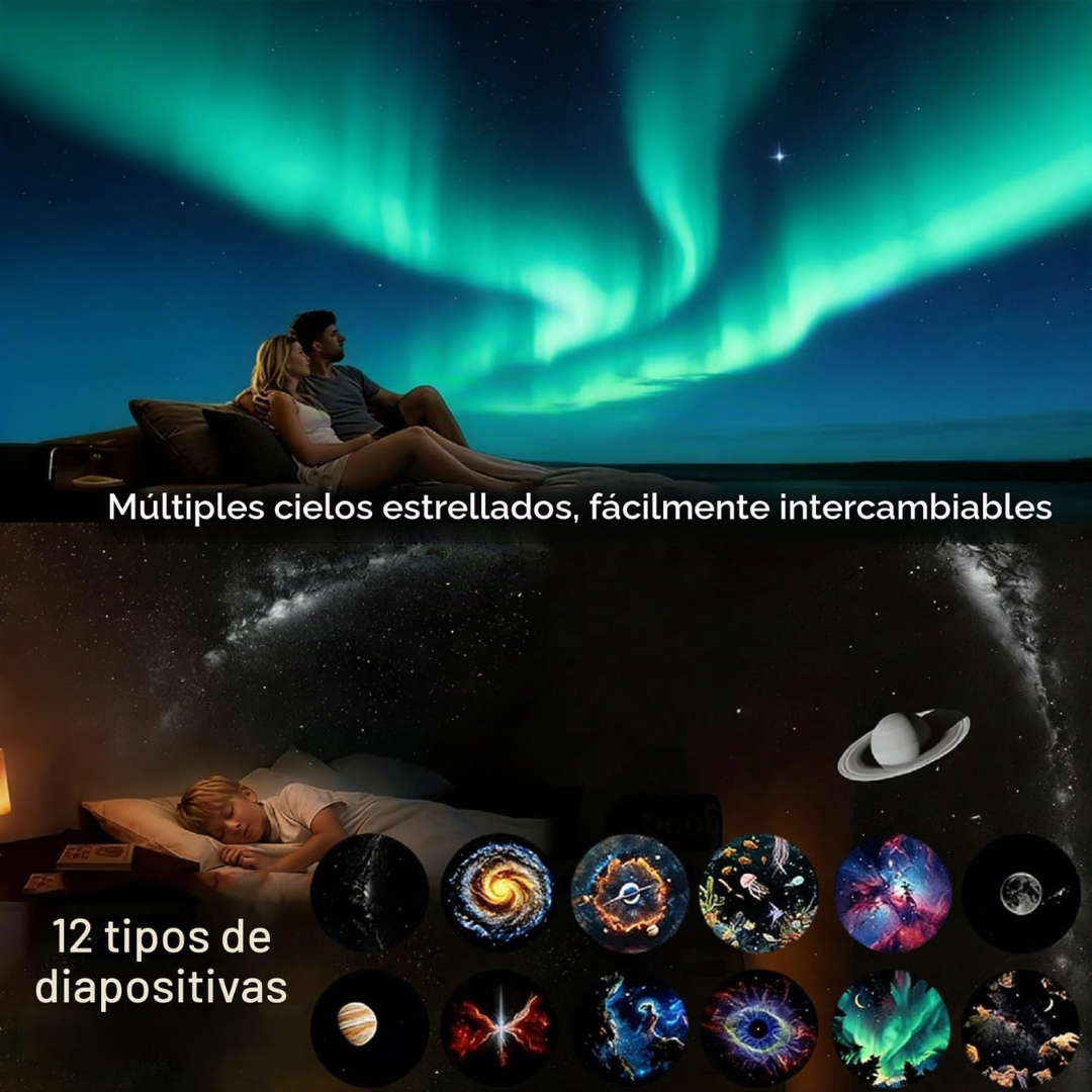 Proyector de estrellas y galaxias