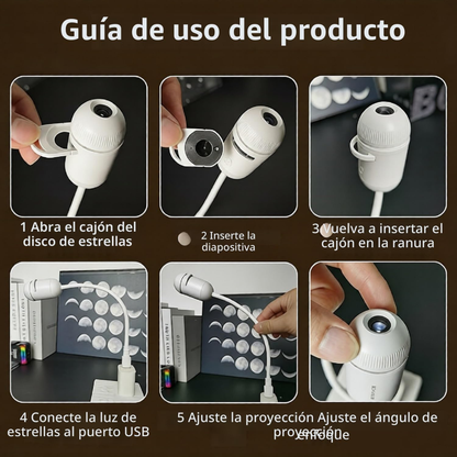 Proyector de estrellas y galaxias