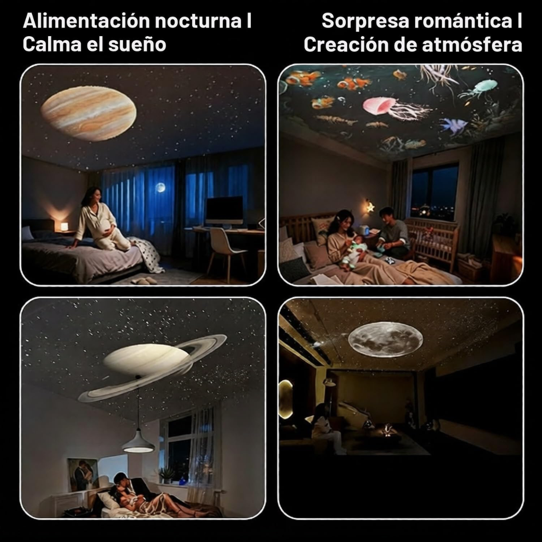 Proyector de estrellas y galaxias